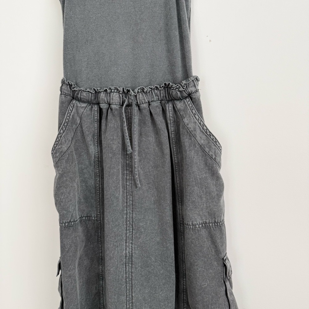 Anthropologie Daily Practice Be Bold Racerback Twofer Dress - Picture 7 of 11